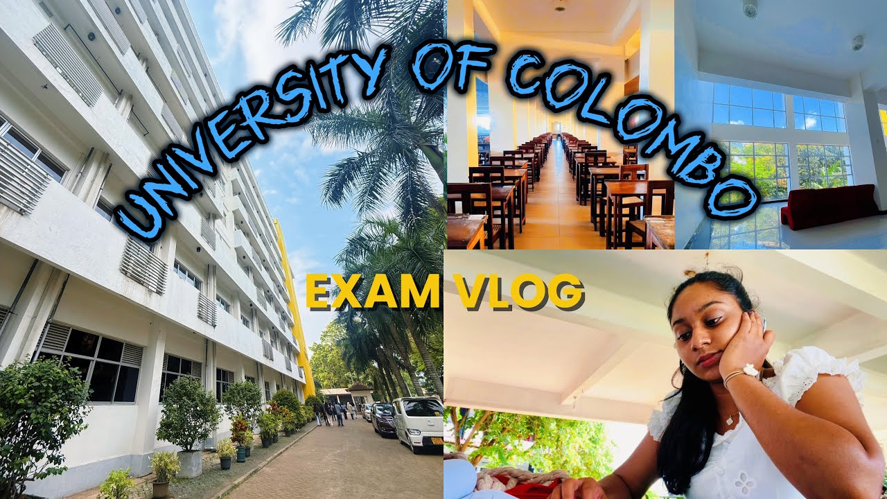 Life as a Management Student 🎓 | University of Colombo Vlog🫶🏻 | Semester End Exam එකේ පලවෙනි දවස😌🥲