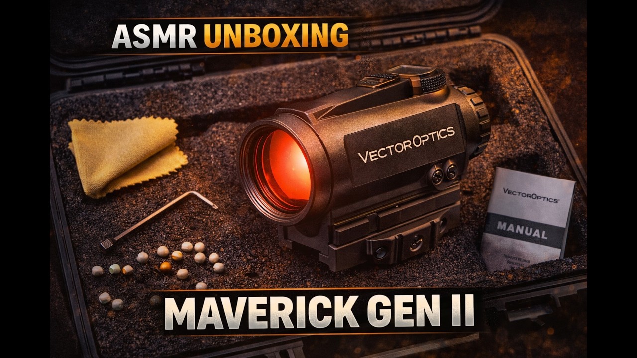 Unboxing the Vector Optics Maverick Gen II 1x22 Red Dot Sight