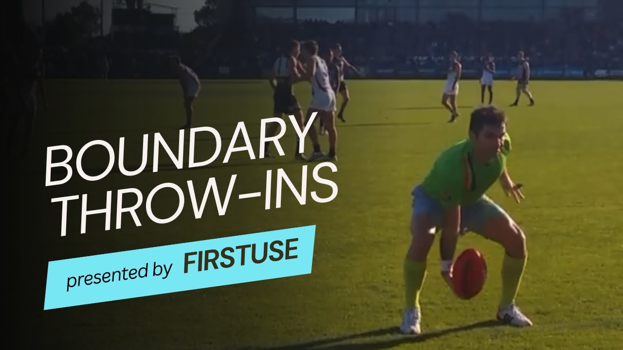 AFL Boundary Throw-In Ruck Tip