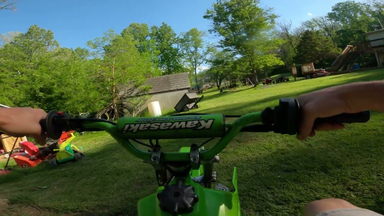 1999 Kawasaki Kx 60 - Ripping The Yard Up