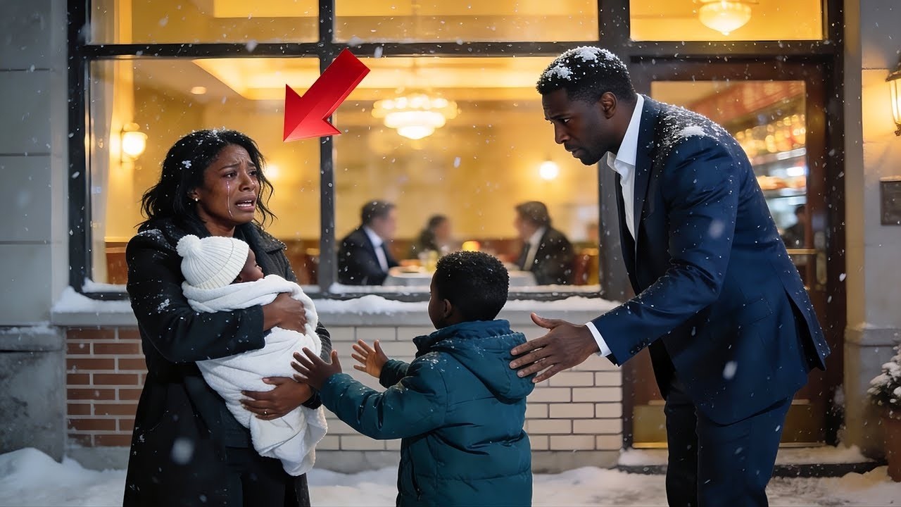 ON CHRISTMAS EVE, A BILLIONAIRE’S SON NOTICES A POOR MOTHER IN THE COLD… HIS MOVE SHOCKS THE CROWD