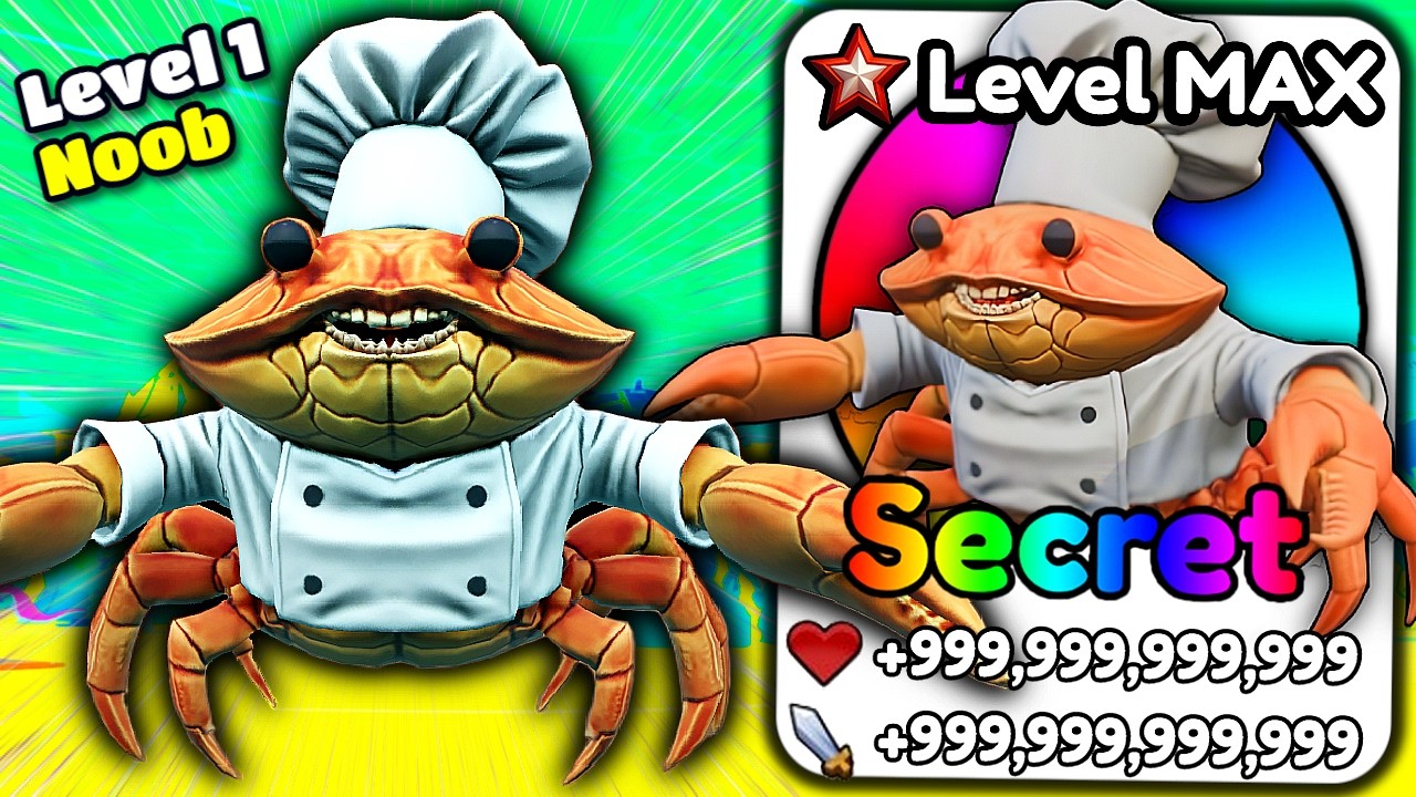 Начинаем заново с 989 756 098 ящиками для шеф-повара Крабракадабры — Brainrot Evolution (Roblox)