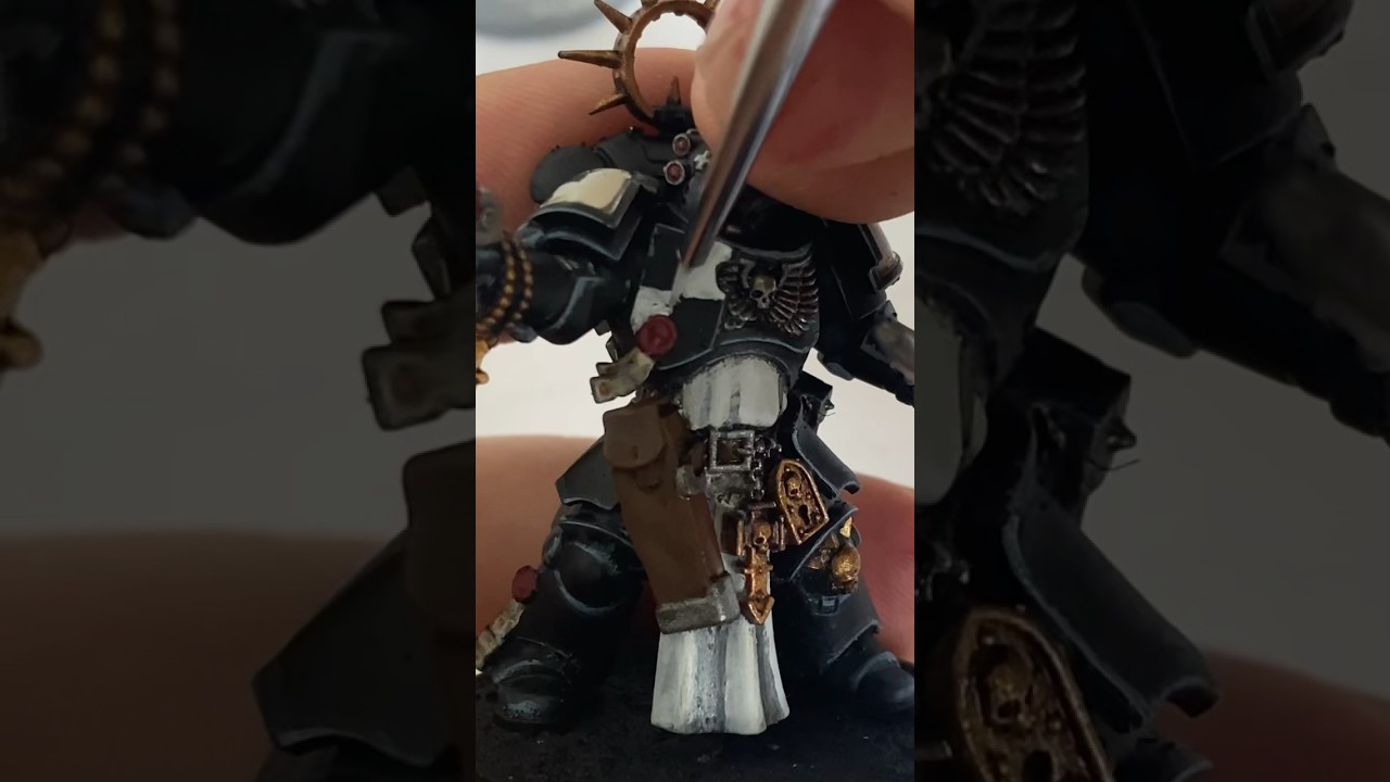 Bladeguard Veteran, Black Templars! #warhammer40k #warhammer #blacktemplars #miniaturepainting #40k