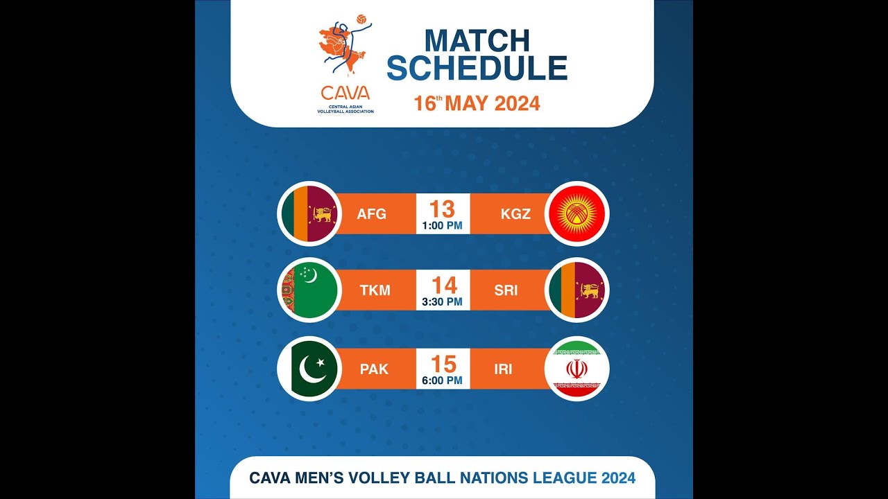 Pakistan - Iran. Cava Volleyball Nations League 2024