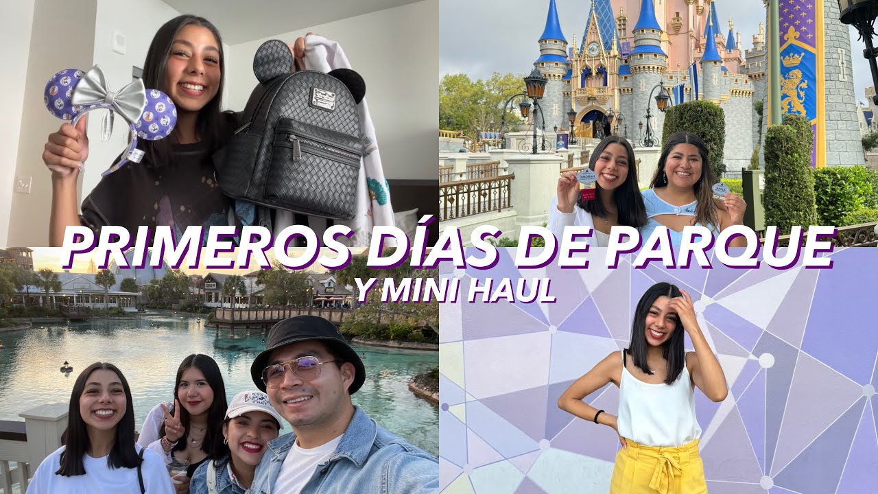 MIS PRIMEROS DÍAS EN LOS PARQUES Y MINI HAUL | CRP DISNEY MEXICO 2024