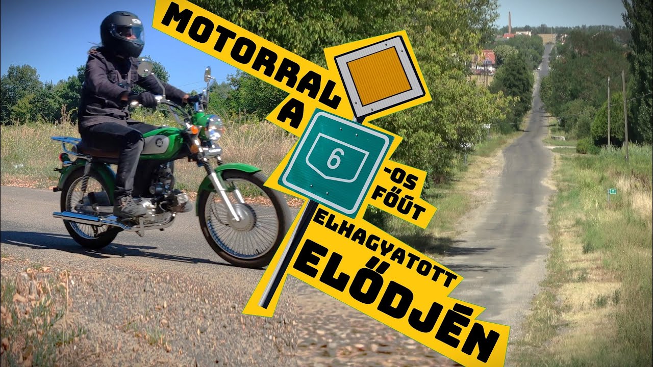Kínai motorral a Mecsekben: Íme a 6-os főút elfeledett elődje!