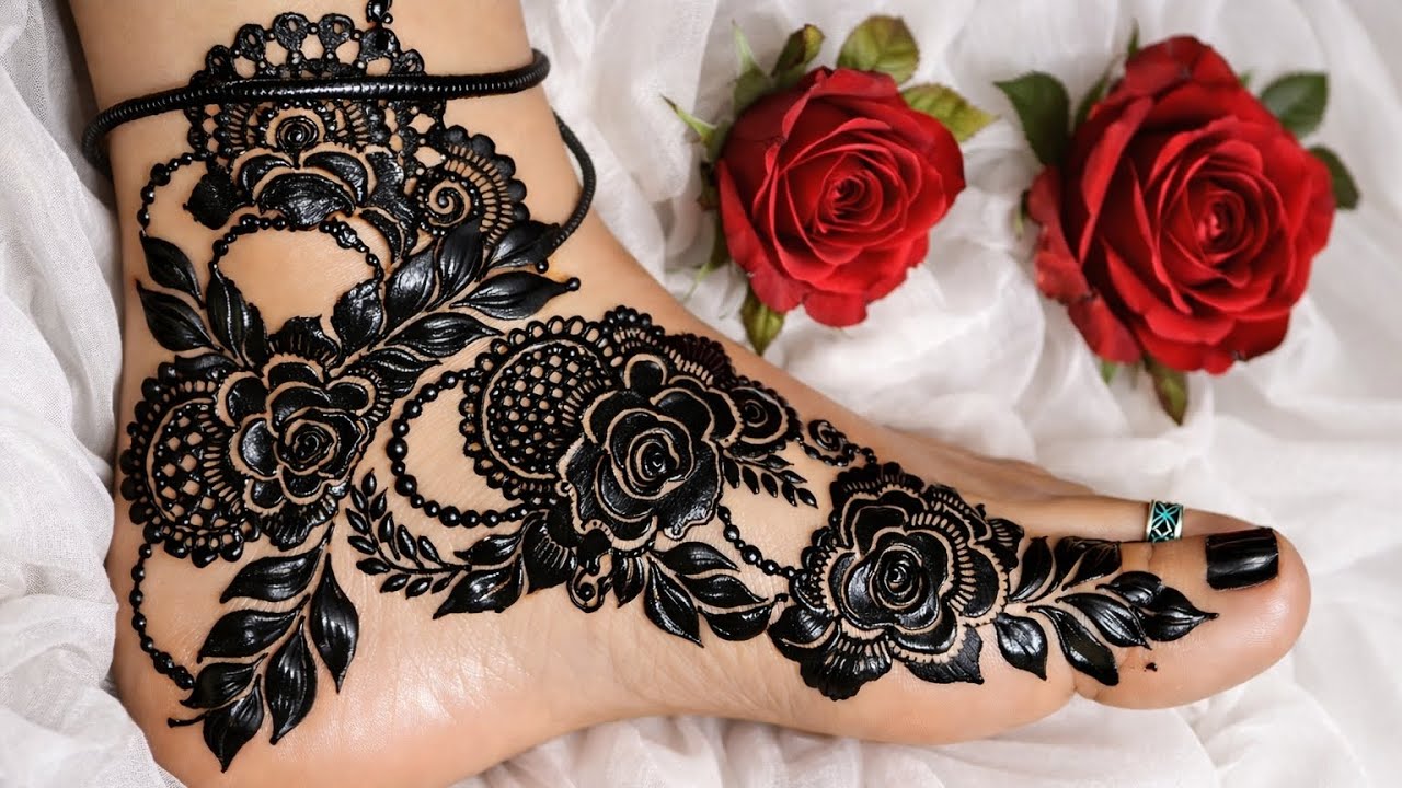 🌸 Simple & Elegant Foot Mehndi Design|Latest Henna Art for Legs|Foot Mehndi Design|Pairon Ki Mehndi 
