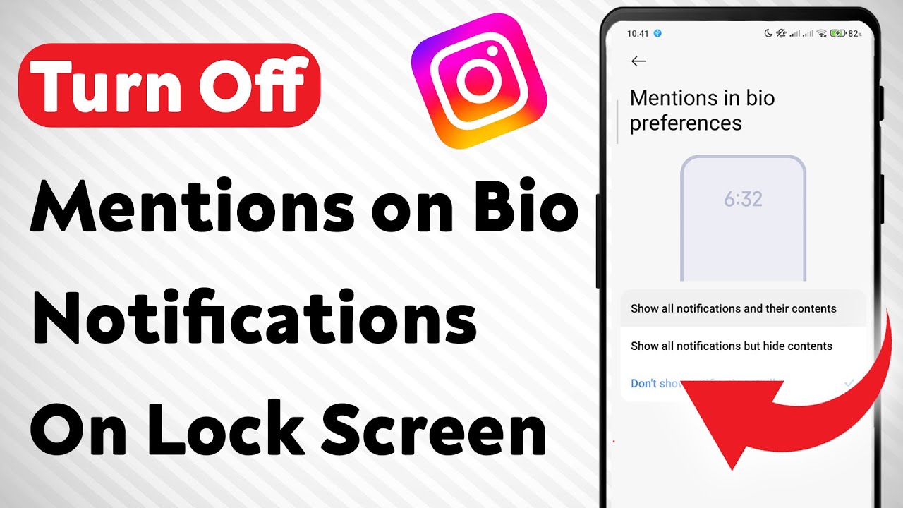How To Turn Off Instagram Mentions on Bio Notifications on Lock Screen (Updated)
