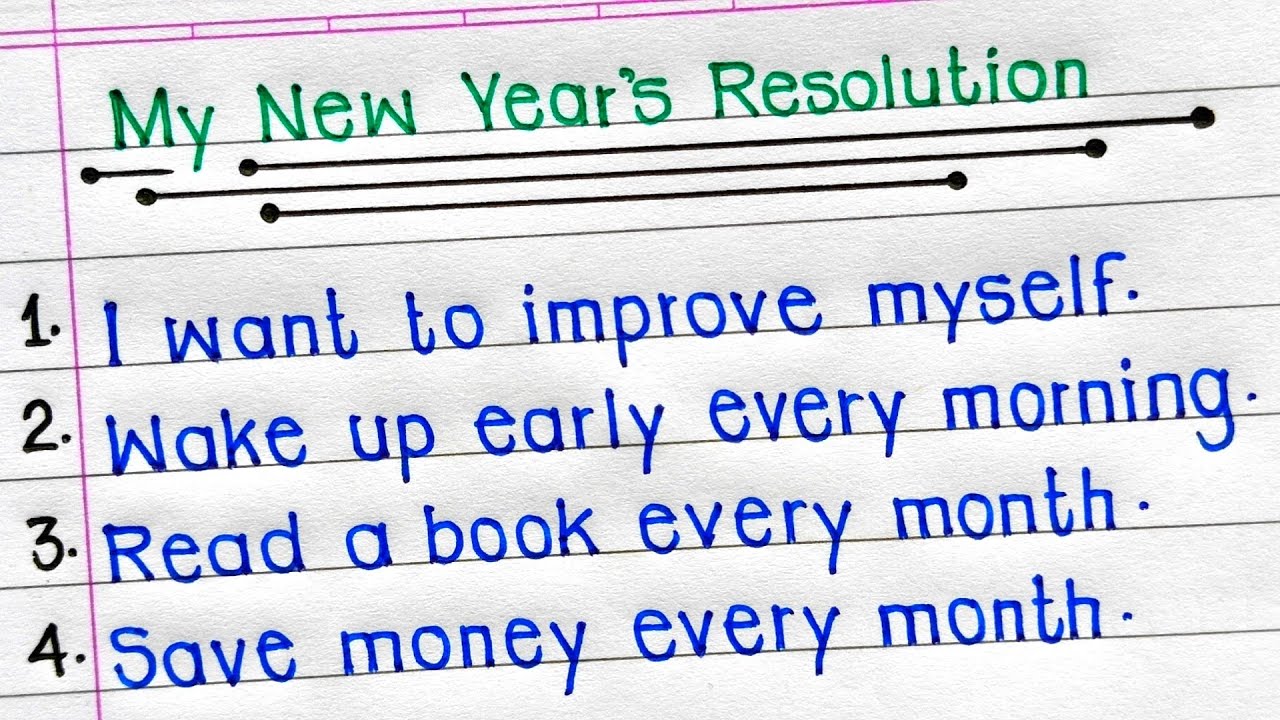 My New Year Resolution 2026 | 10 Important New Year Resolutions | New Year Resolution |