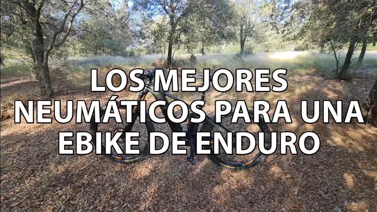 LOS MEJORES NEUMÁTICOS PARA UNA EBIKE DE ENDURO