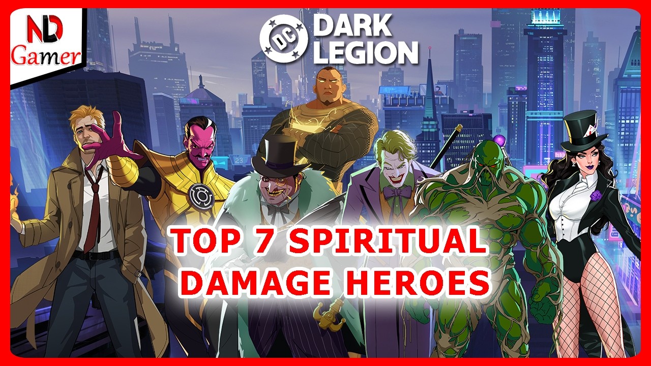 Топ-7 героев с духовным уроном в DC Dark Legion 2026