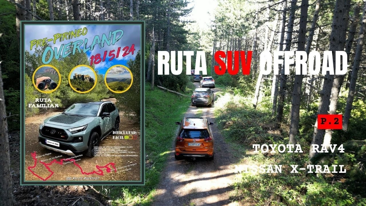 RUTA Mallos De Riglos Pre-Pirineo Offroad (Castillo De Loarre 2)Toyota #RAV4/Nissan #xtrail