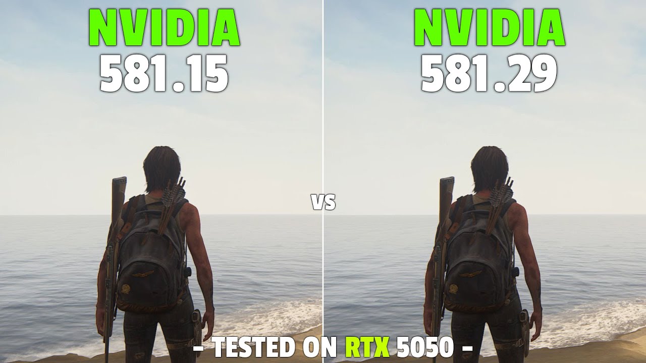 Nvidia Drivers (581.15 vs 581.29) Tested on RTX 5050
