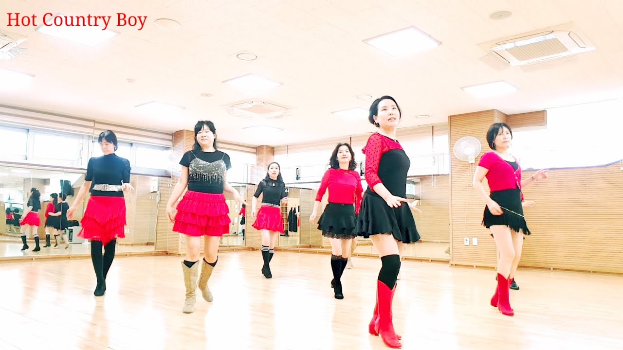 Hot Country Boy                               (H/Improver)Linedance 