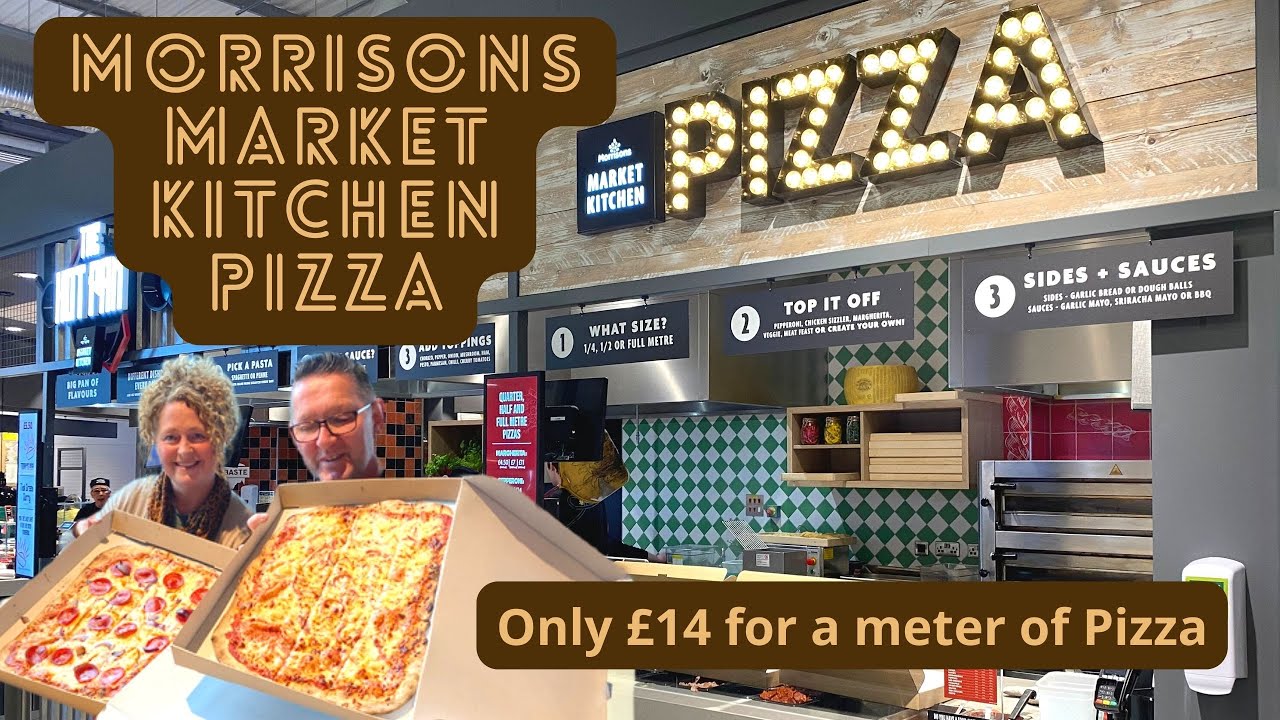 One Meter Pizza Only £14.00 Morrisons Market Kitchen