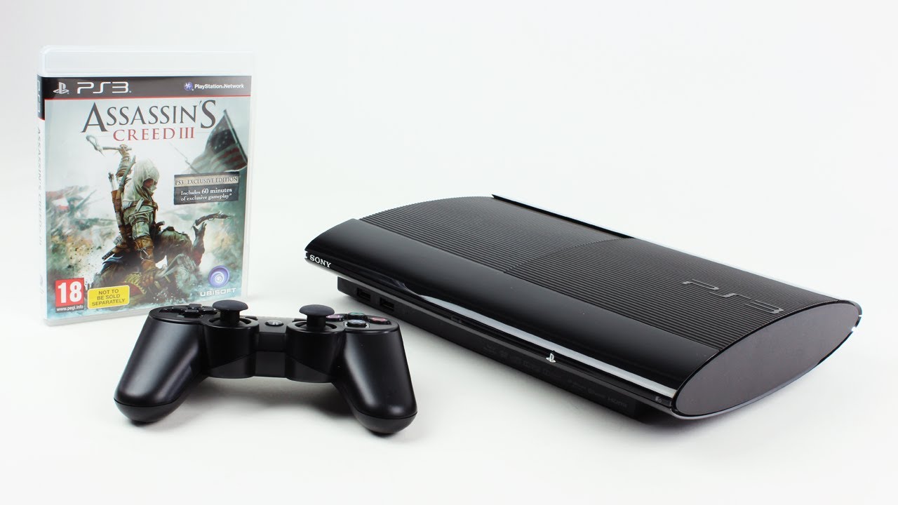 PS3 Super Slim Assassin's Creed 3 Bundle Unboxing (PlayStation 3 Super Slim 500GB) | Unboxholics