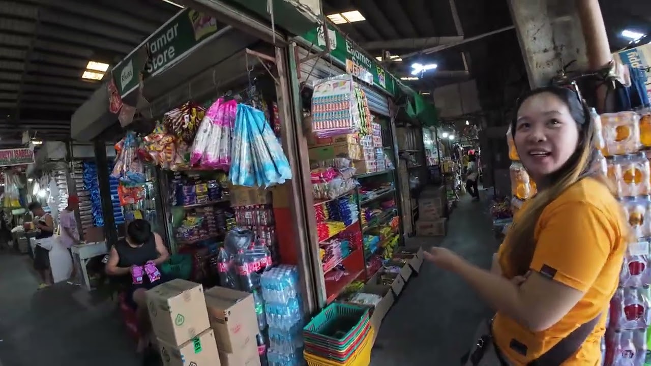 A walk round mangganhan market in the Philippines unedited from a english mans point of view 