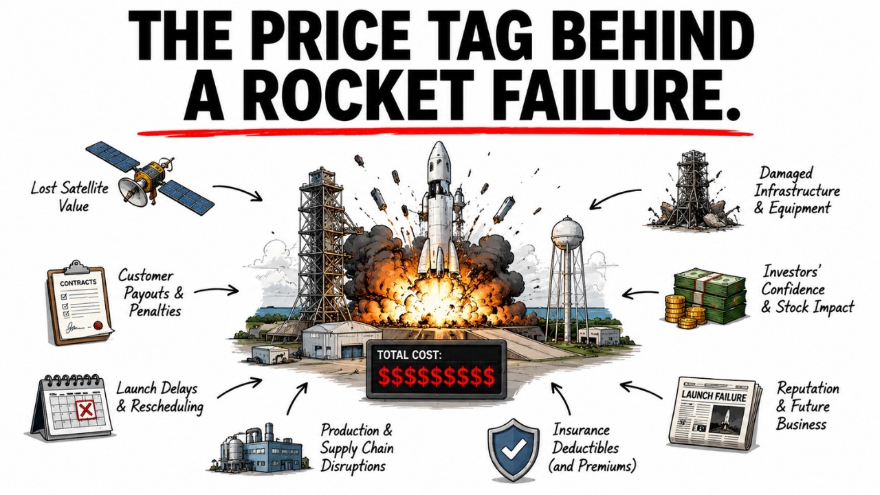 How Much Does a Failed Rocket Launch Actually Cost?