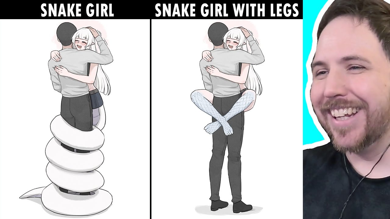 SNAKE GIRLS HUG THE SAME NO MATTER THE FORM - Memes