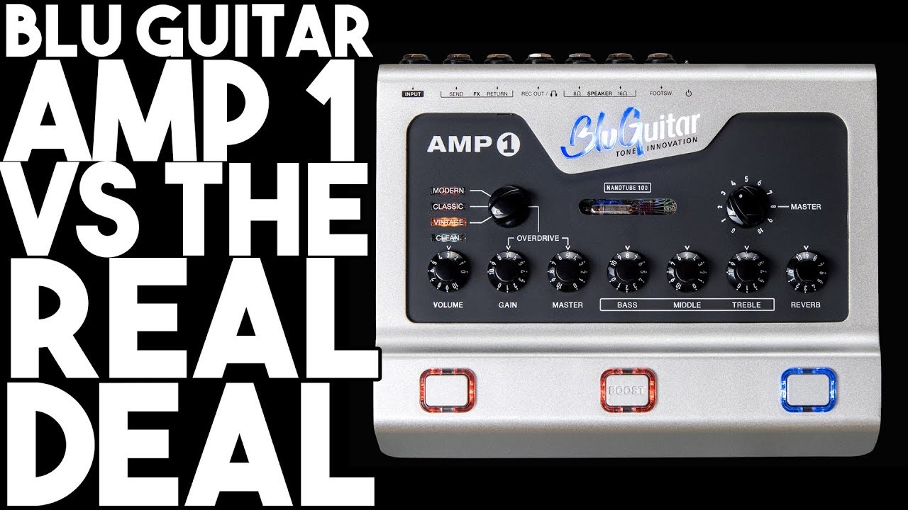 Blu Guitar AMP 1 vs THE REAL DEAL | SpectreSoundStudios SHOOTOUT