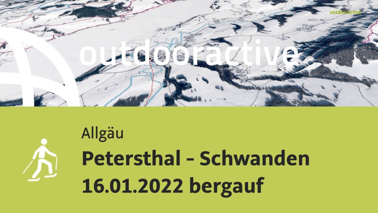 Petersthal - Schwanden 16.01.2022 bergauf