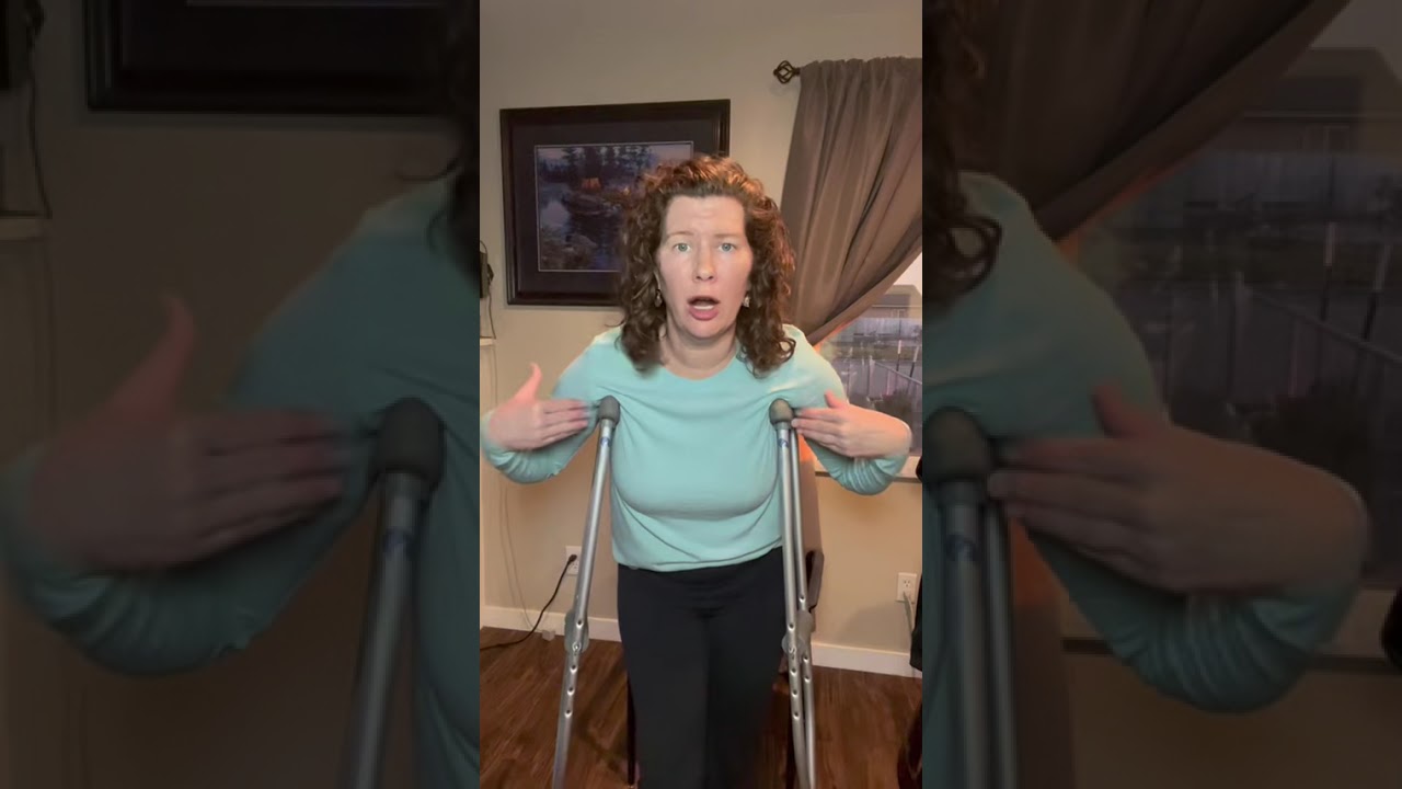 How to use crutches #patient #healthcare #patientcare #mobility #nurse #caregiver 