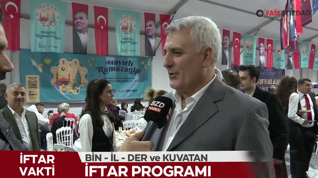 BİN-İL-DER ve Kuvatan Derneği tarafından / Geleneksel İftar Programı