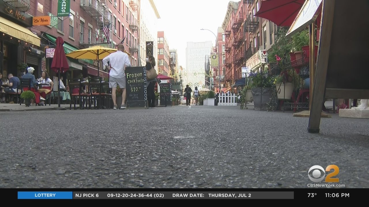 Restaurants Expand Outdoor Dining Space As NYC Opens More Streets