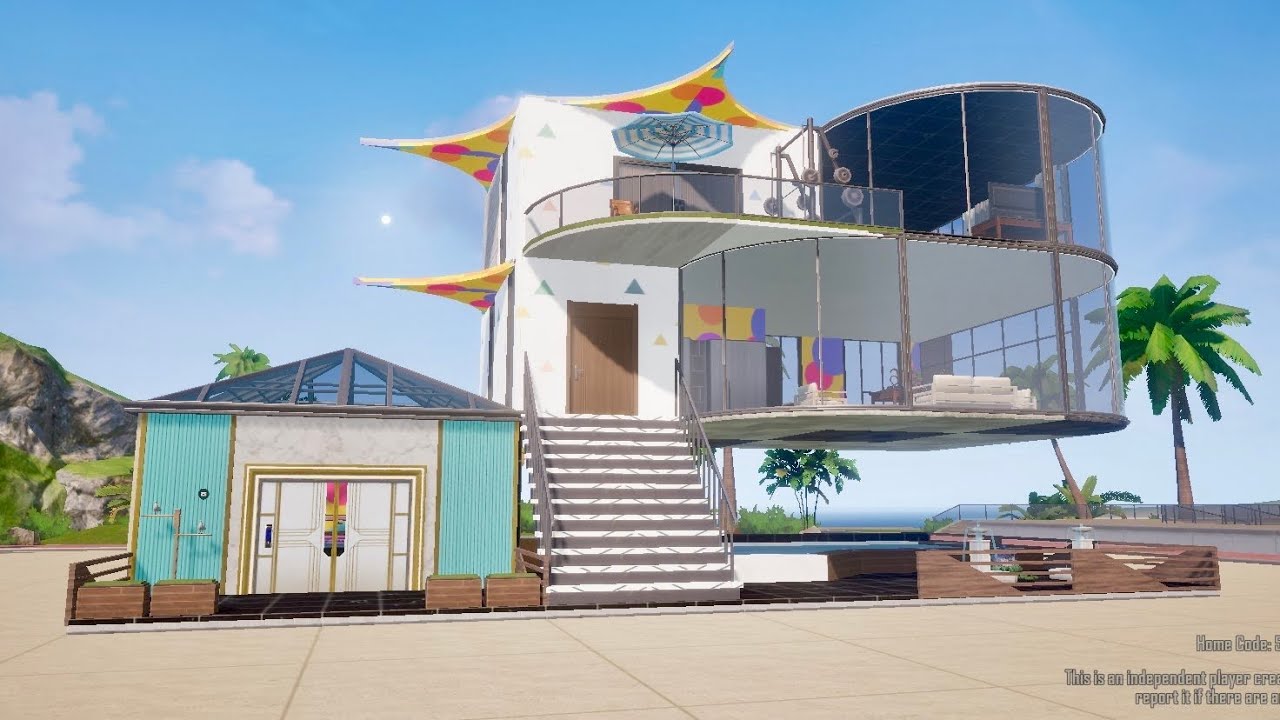 I Built a Swimming Pool Home in PUBG MOBILE for level 15 under construction part 19