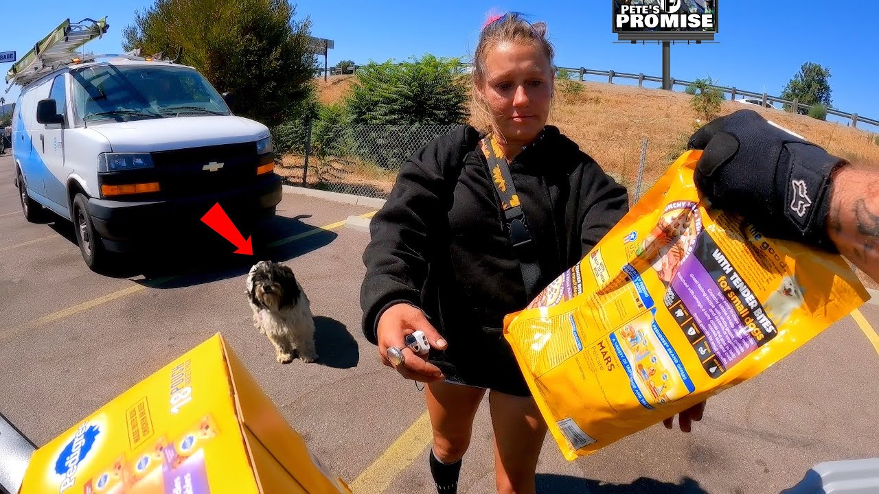 Pretty Girl LIVING IN A DITCH! / Warning Sad #actsofkindness #homeless