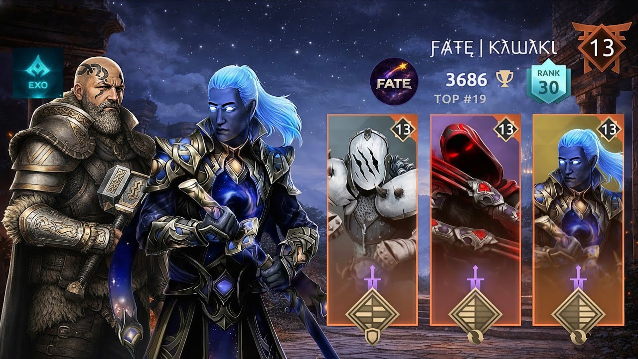 EXO SFA 💥 VS FATE KAWAKI ☠️ | INTENSE MATCHES 💥👹 FLAME 🔥 🤝 ZYROX 🌟 || @EXOSFA  [Shadow Fight Arena] 