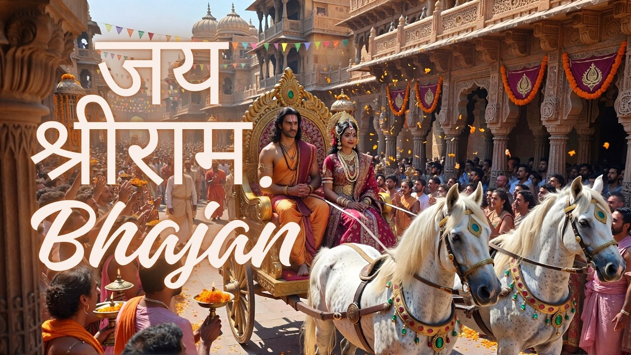 श्रीराम माता सीता के साथ अयोध्या पधारते हुए 🙏🚩 | Ayodhya Ram Sita Bhajan | Jai Shree Ram