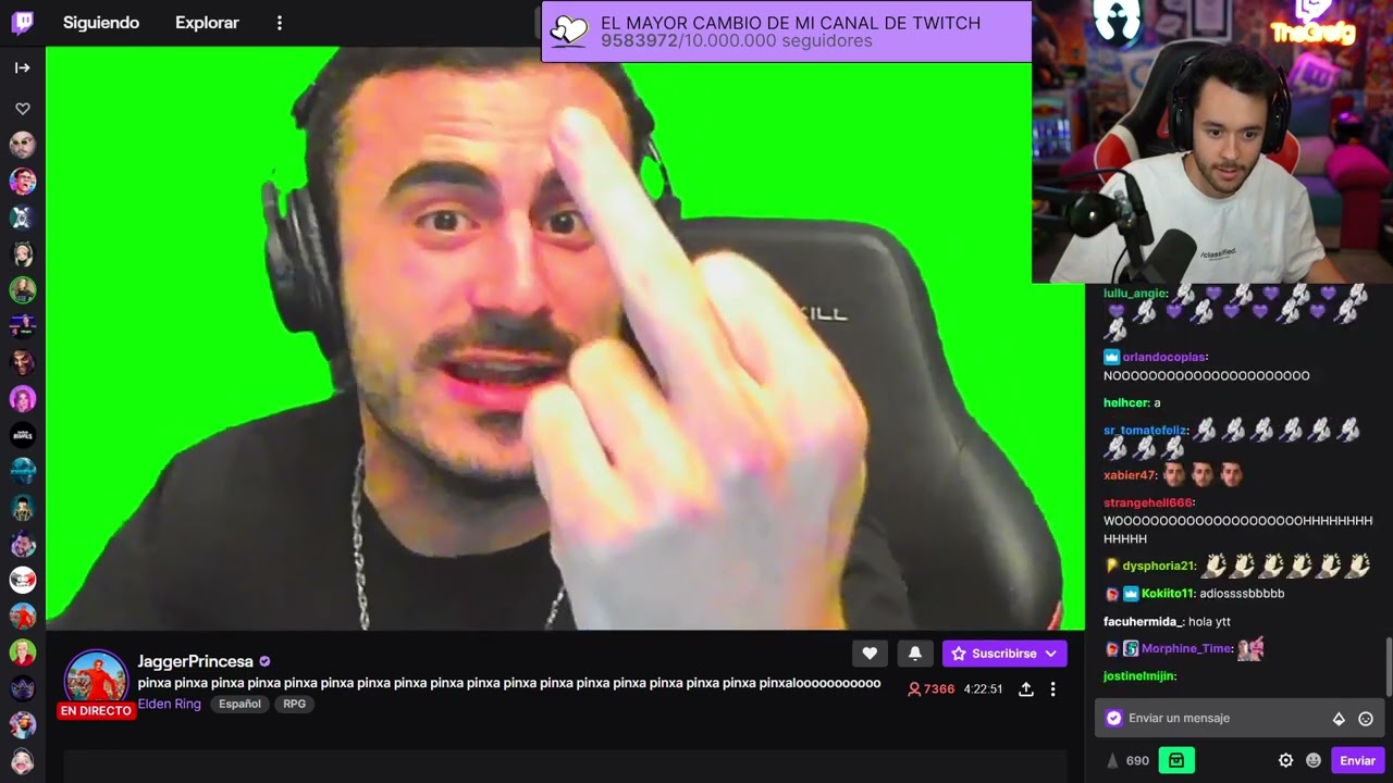 Grefg le cierra stream a Jagger, y pasa esto: