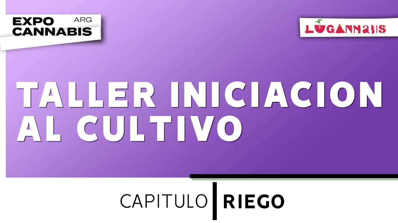Taller de CULTIVO de CANNABIS - Especial RIEGO