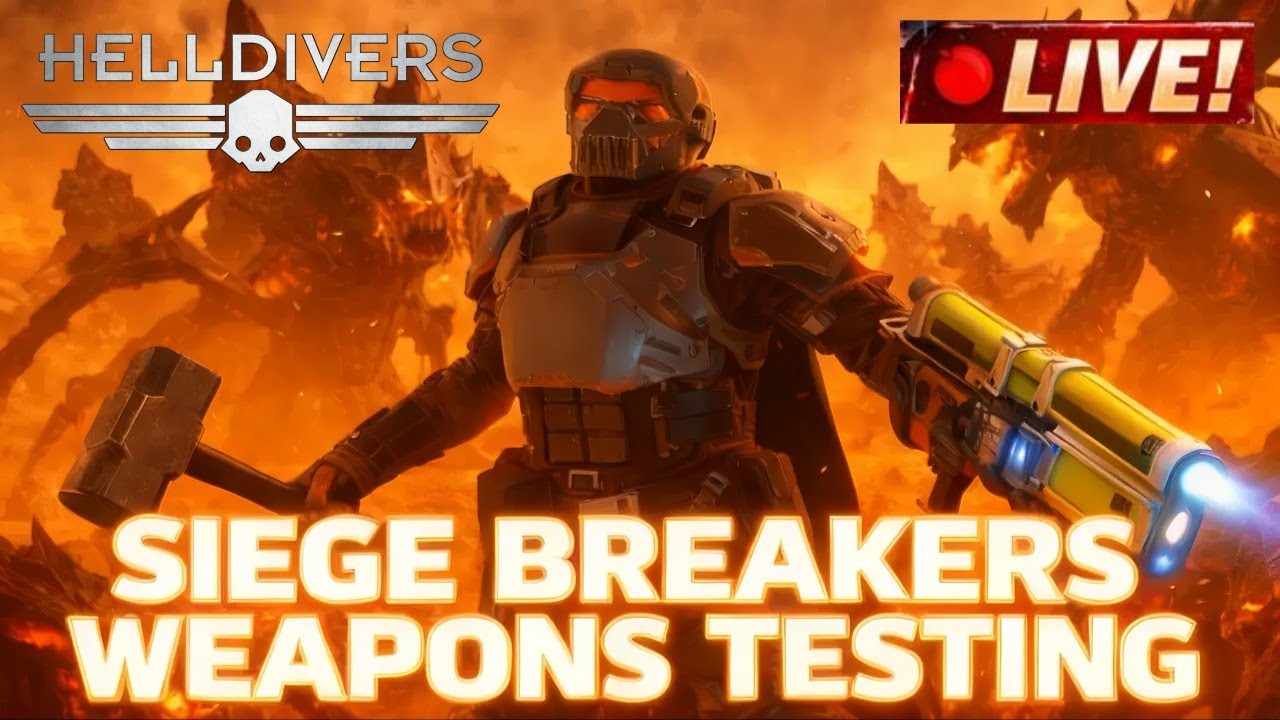 SIEGE BREAKERS WEAPONS TES !!! March On Cyberstan