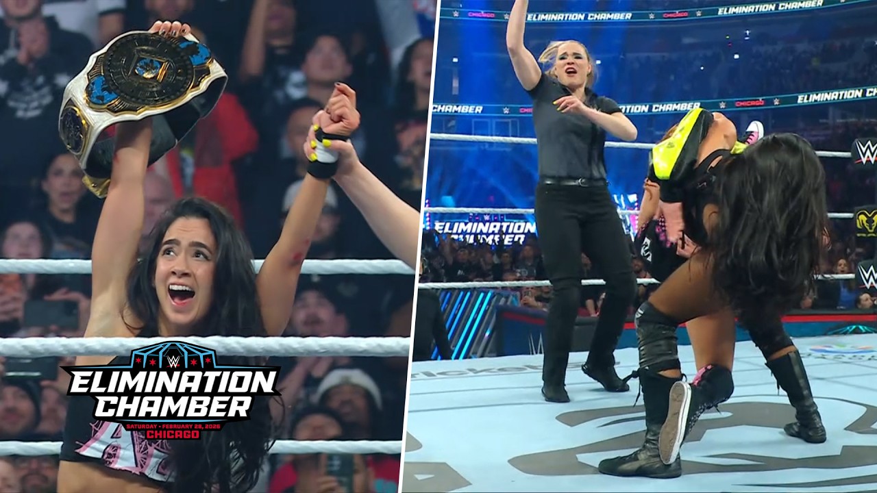 AJ Lee Makes Becky Lynch Tap Out To Win Women’s IC Title At Elimination Chamber 2026