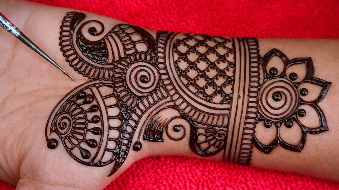 Maha Shivaratri special front hand mehndi design | mehndi design simple | easy mehandi design