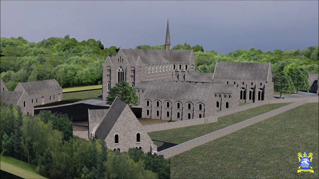 Villers Abbey (Belgium) - 3D model