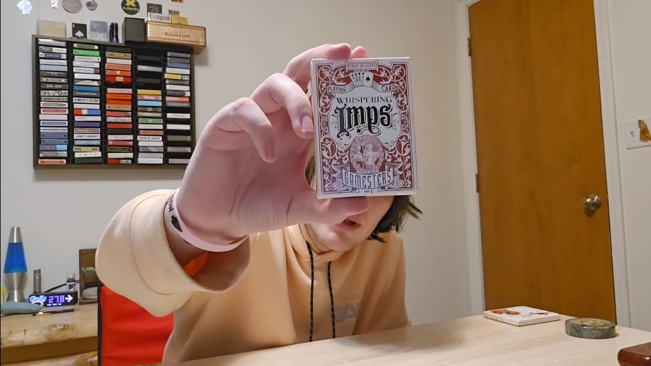 New setup + whispering imps playing cards review!