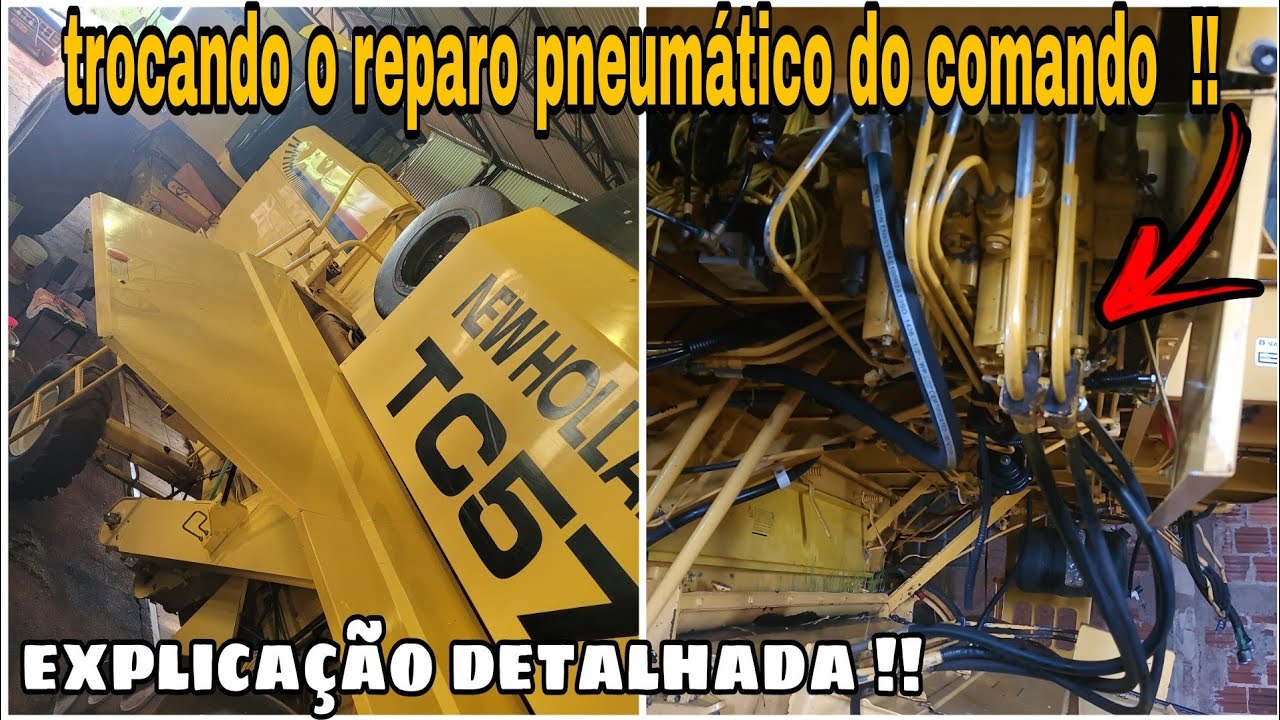 COMO TROCAR O REPARO PNEUMÁTICO DO COMANDO DAS TC 57 59 5070 5090 !!!