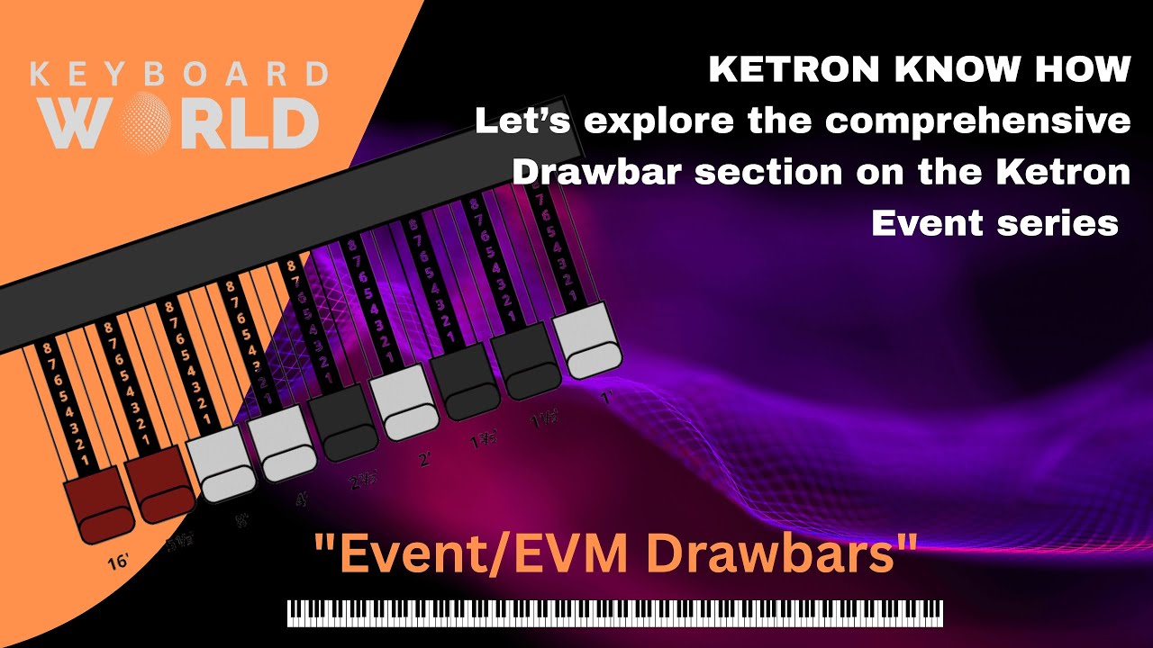 Ketron Event/EVM -The Drawbars