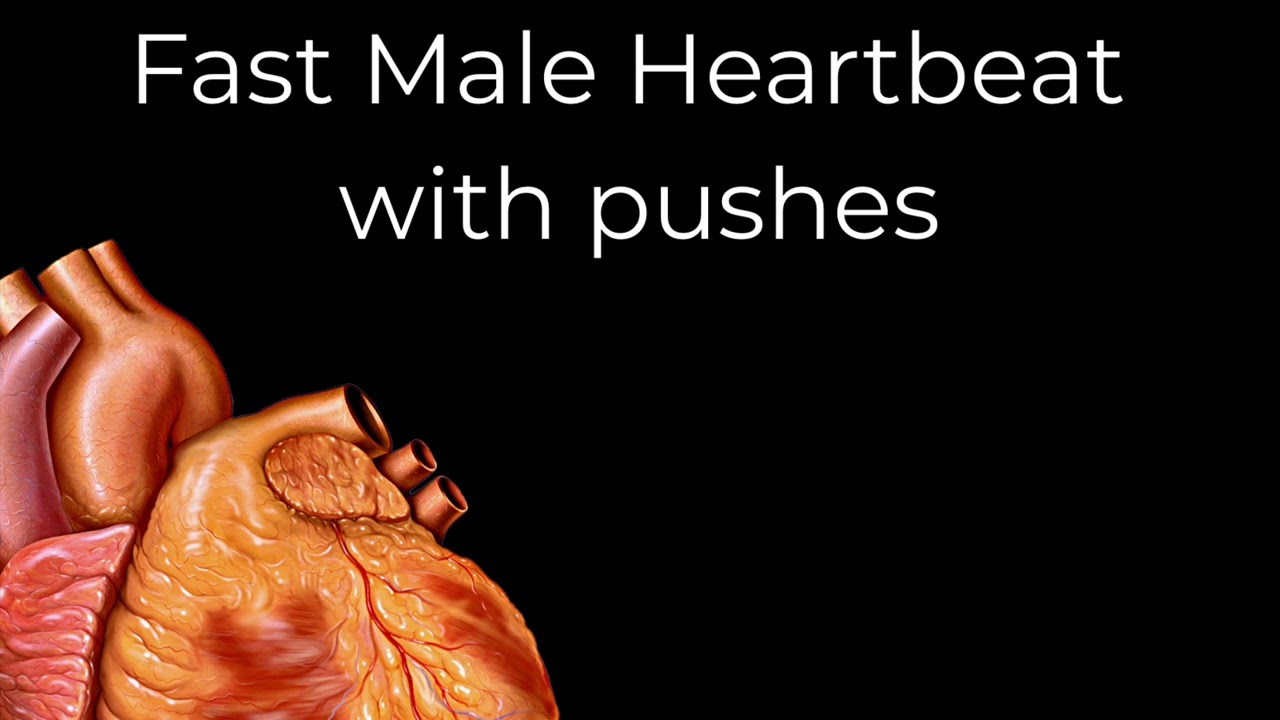 Fast Male Heartbeat with Pushes