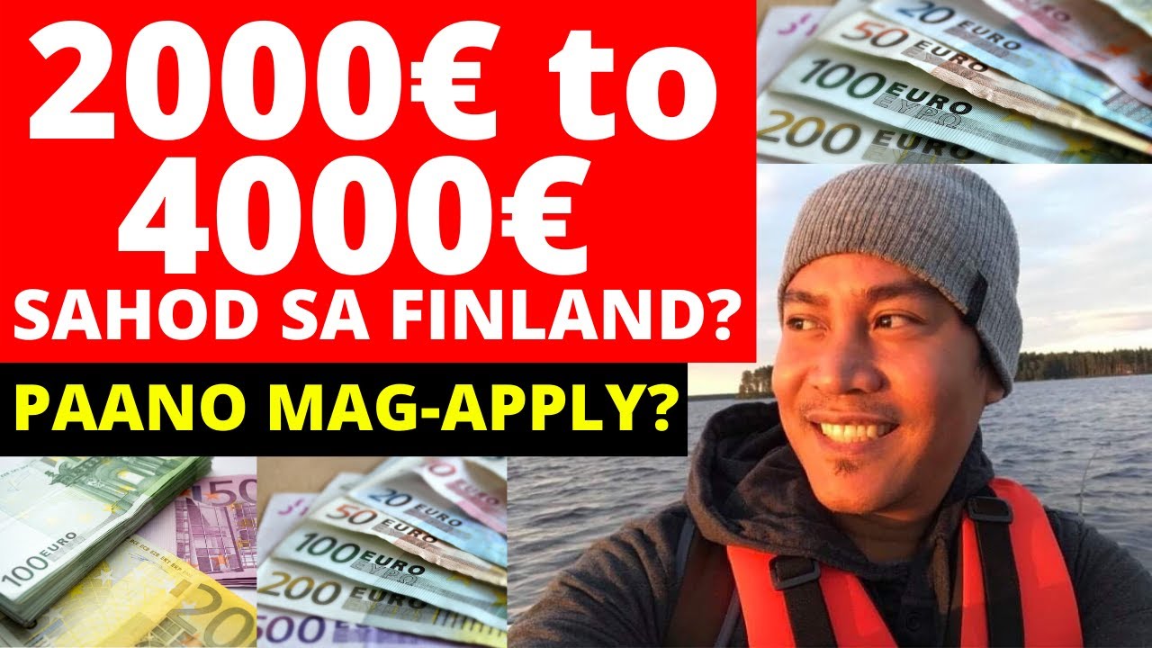 MONTHLY 2000-4000€ ANG SAHOD SA FINLAND? Paano mag-apply? Buhay abroad. Work Abroad. Work in Europe.