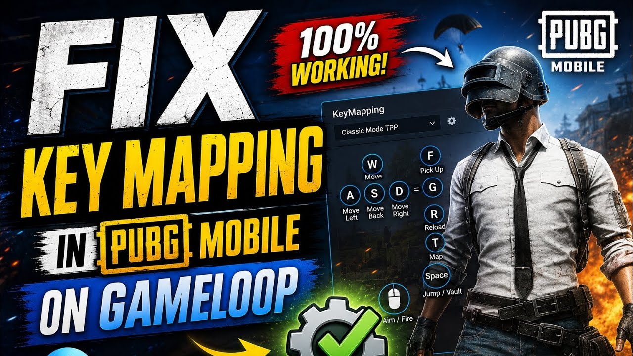 Fix Gameloop Key Mapping in PUBG Mobile (2026) | 100% Working Solution | Keyboard