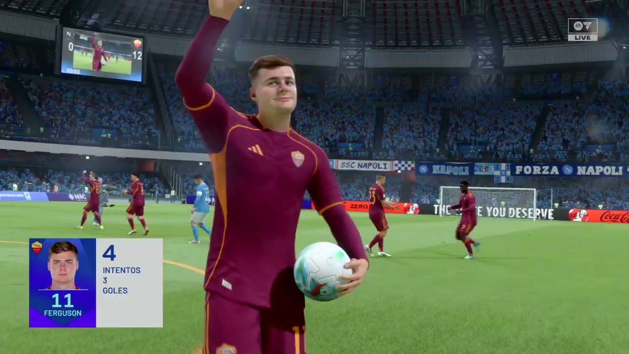 🇮🇹 SSC Napoli vs. AS Roma 🇮🇹 | Italian Serie A 2026 | Week 25 | 2DO. TIEMPO   EA SPORTS FC 26