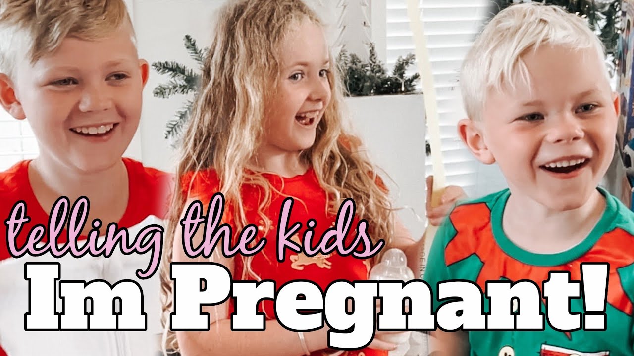 TELLING THE KIDS IM PREGNANT!