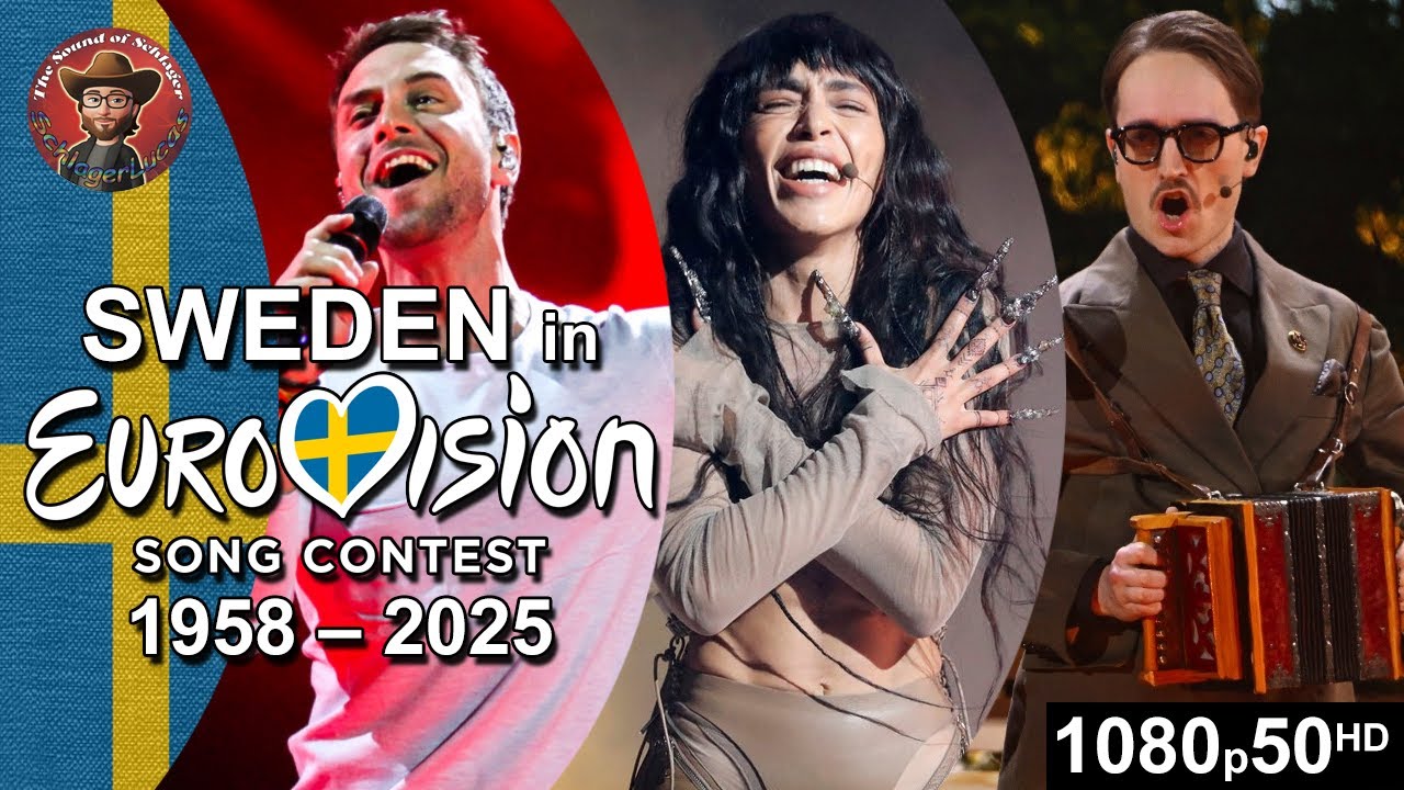 Sweden 🇸🇪 in Eurovision Song Contest (1958-2025)