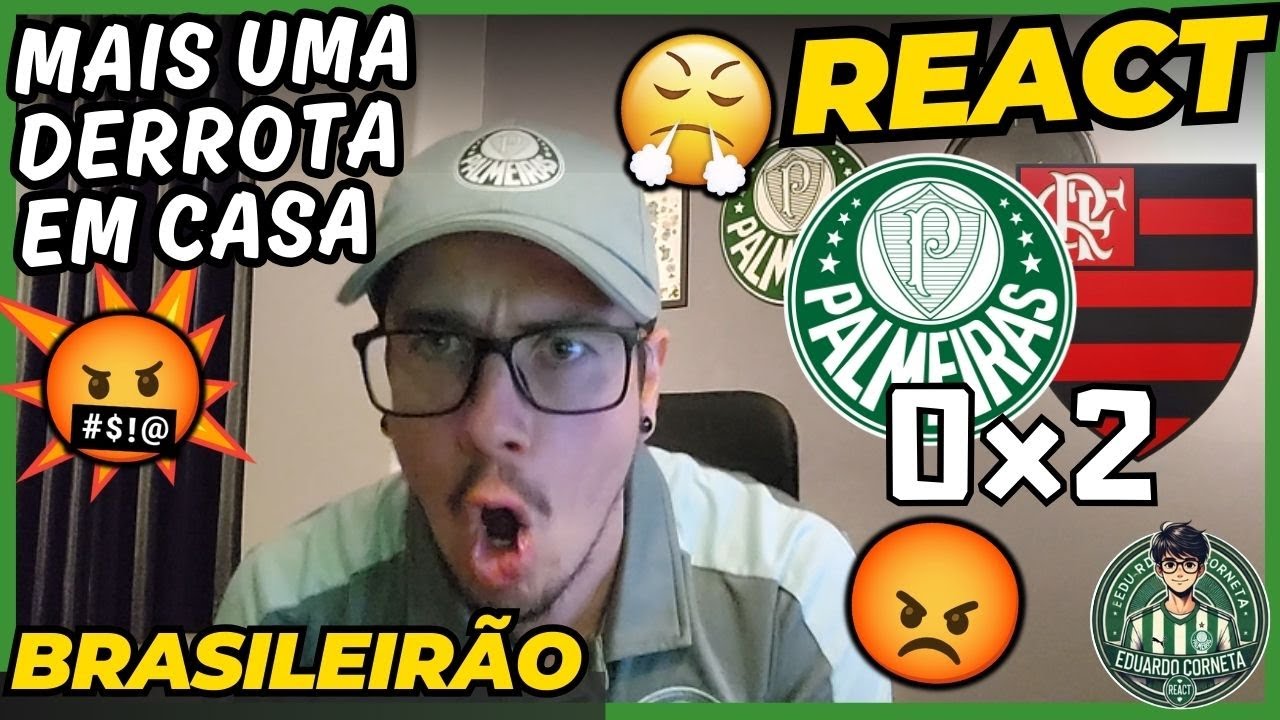 REACT PALMEIRAS 0x2 FLAMENGO - BRASILEIRÃO 2025 - FLAMENGO ENCOSTA NO VERDÃO!!