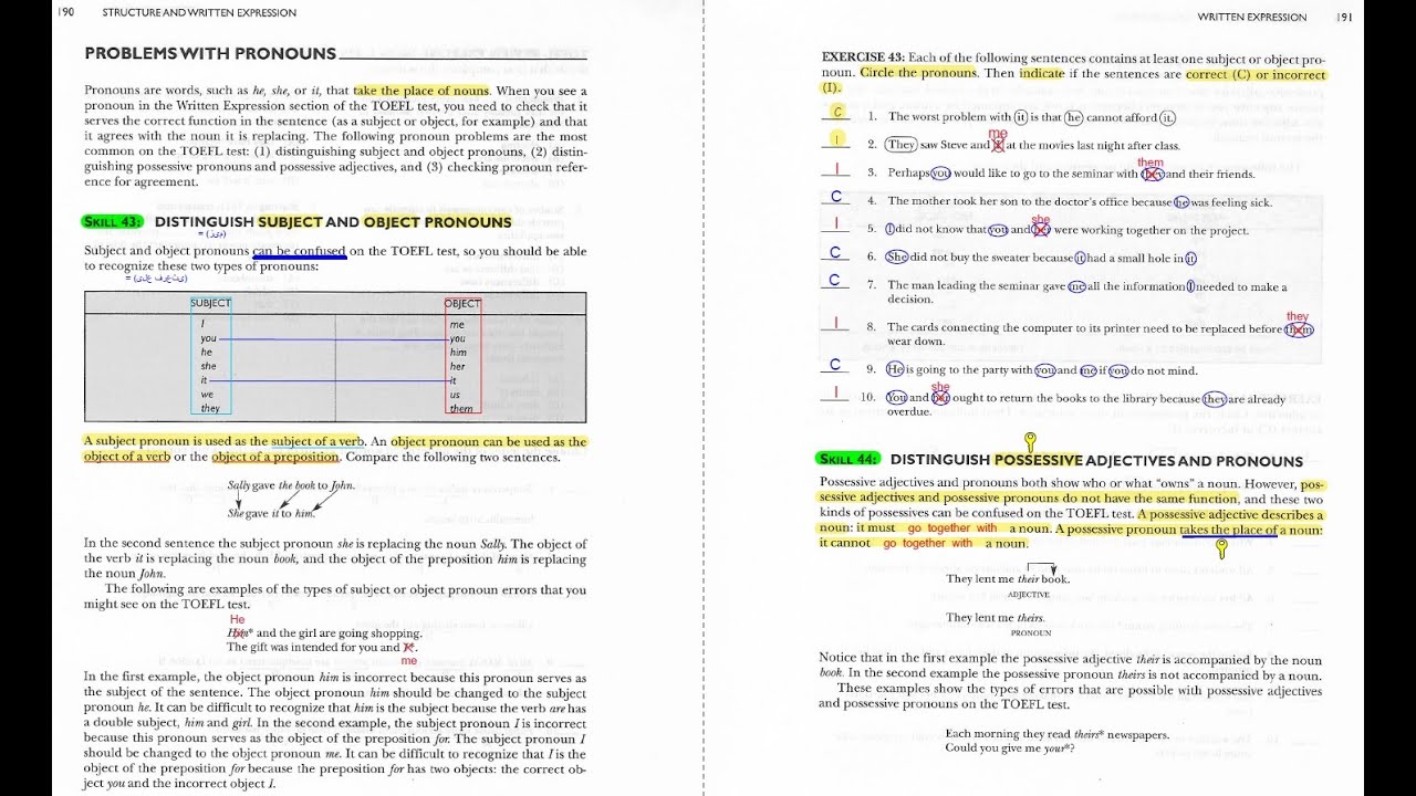 Written Expression Skill 43 [p.190-191] (GT-Skill 21)