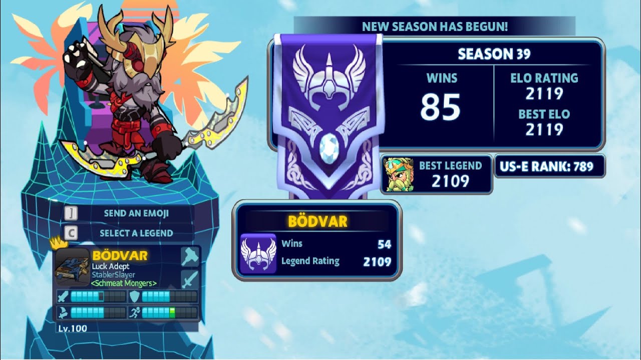 Bodvar Ranked Session - Part 5 | Brawlhalla